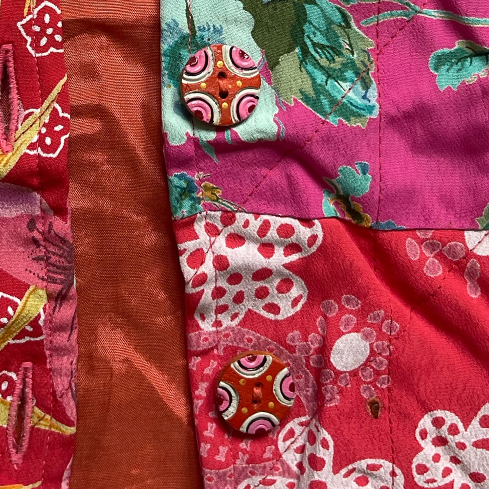 Vintage Patchwork Floral Spring Jacket - image 5